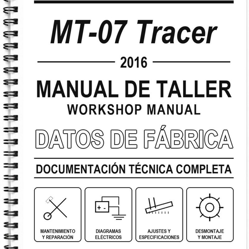 Manual de Taller Yamaha MT-07 Tracer (2016)