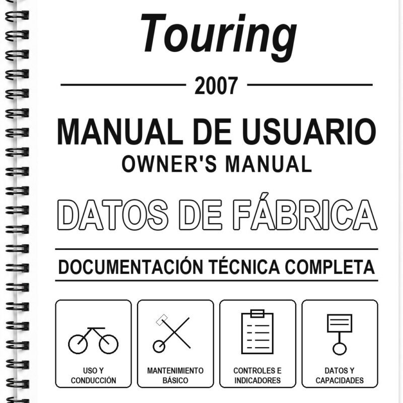 Manual de Usuario Harley-Davidson Touring (2007) (Inglés)