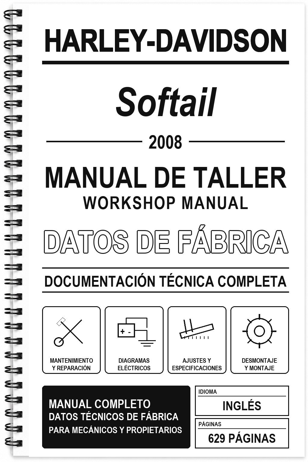 Manual de Taller Harley-Davidson Softail (2008) (Inglés) – daf11