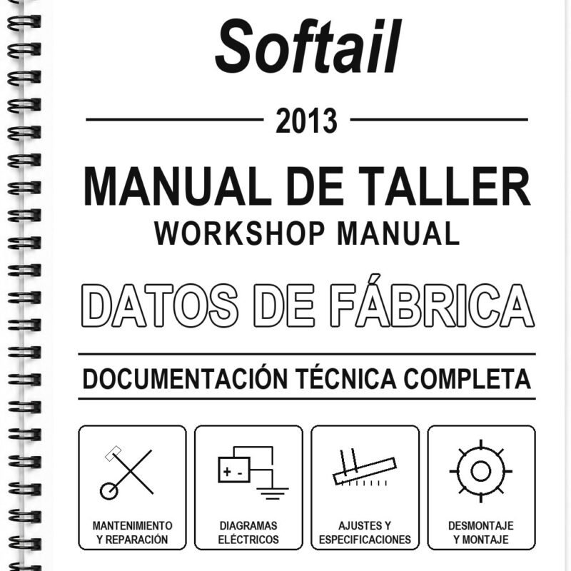 Manual de Taller Harley-Davidson Softail (2013) (Inglés)