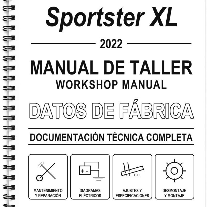 Manual de Taller Harley-Davidson Sportster XL (2022) (Inglés)