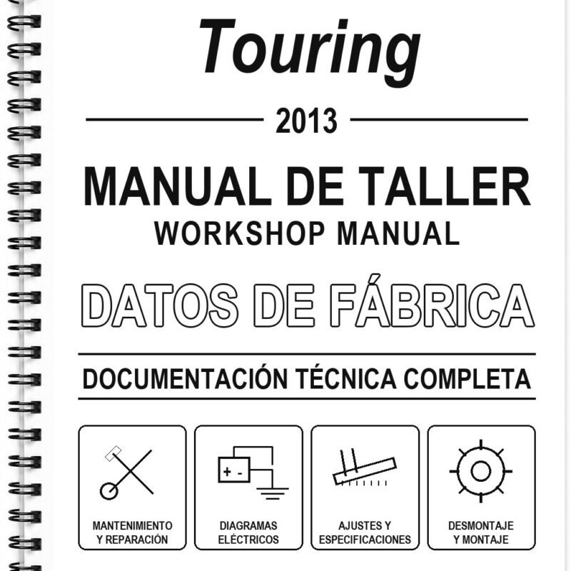 Manual de Taller Harley-Davidson Touring (2013) (Inglés)