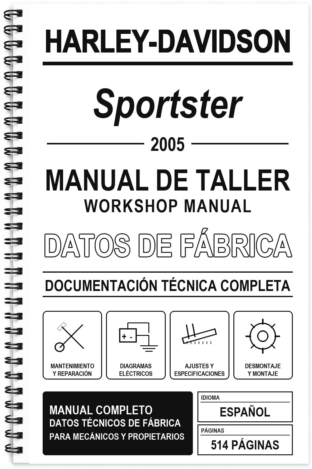Manual de Taller Harley-Davidson Sportster (2005)