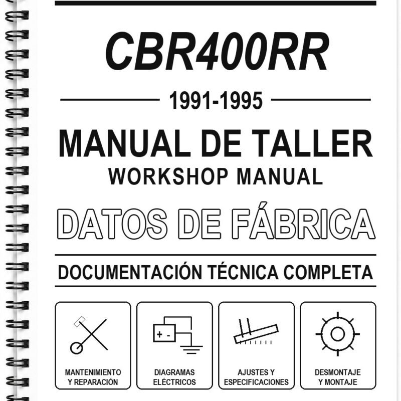 Manual de Taller Honda CBR400RR (1991-1995) (Portugués)
