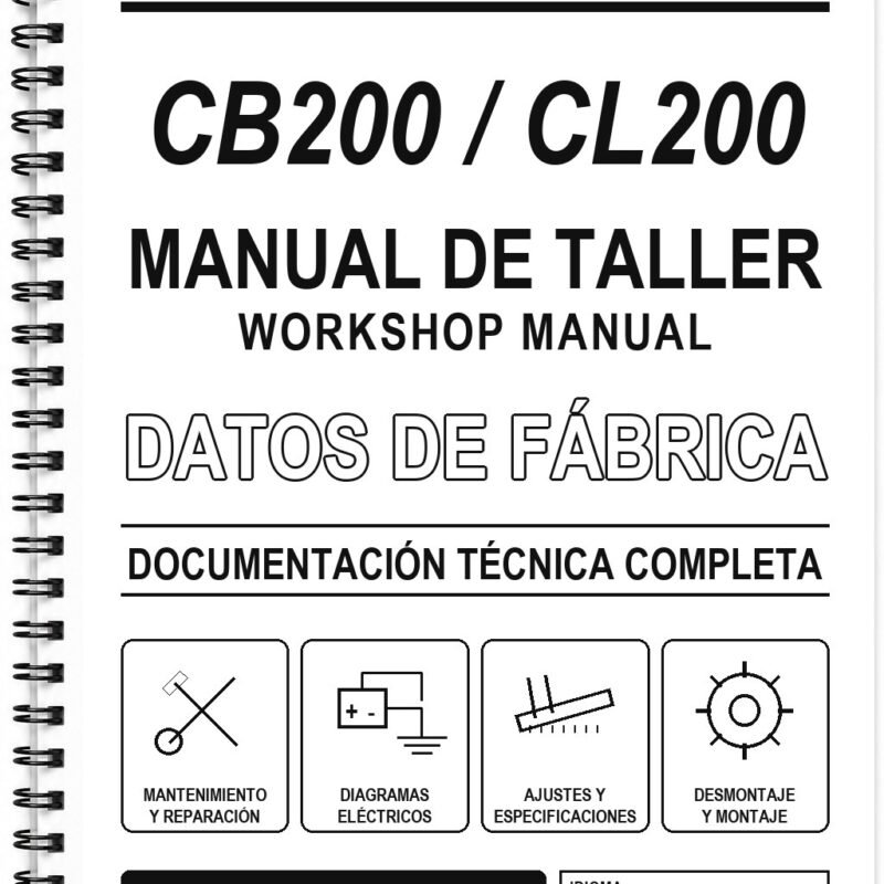 Manual de Taller Honda CB200 / CL200