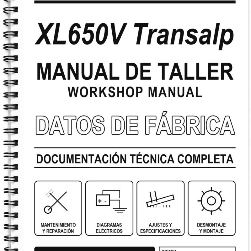 Manual de Taller Honda XL650V Transalp