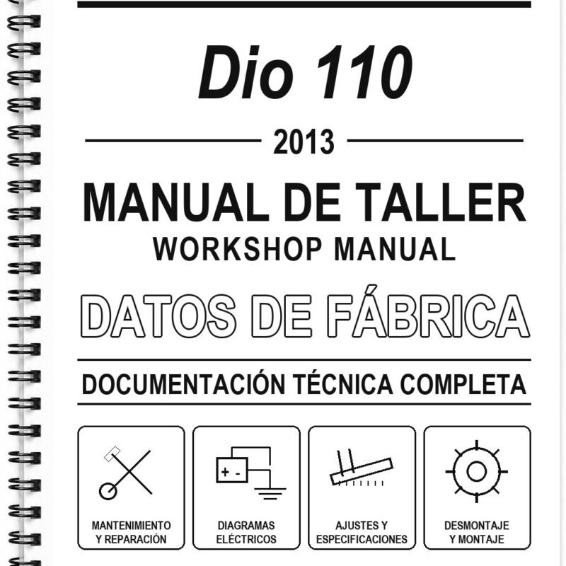 Manual de Taller Honda Dio 110 (2013)