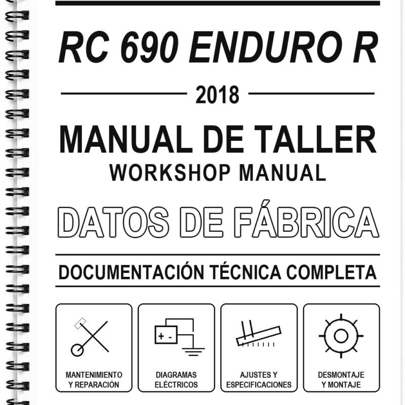Manual de Taller KTM RC 690 ENDURO R (2018)