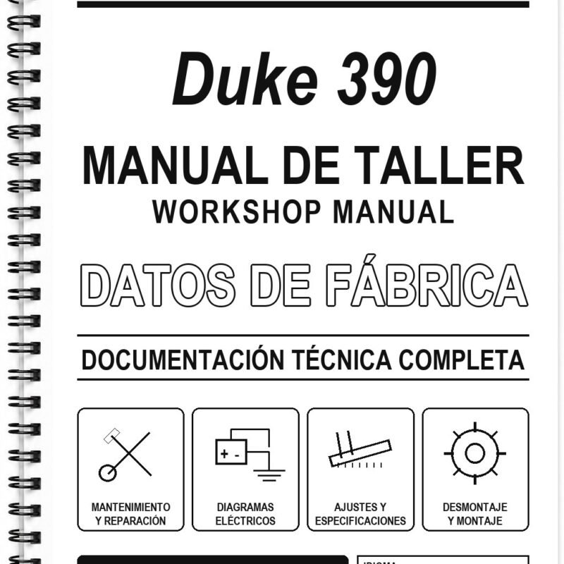 Manual de Taller KTM Duke 390 (Portugués)