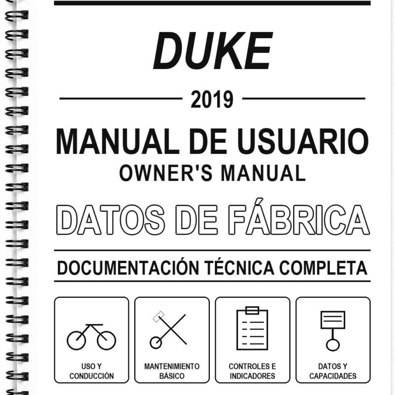 Manual de Usuario KTM DUKE (2019)