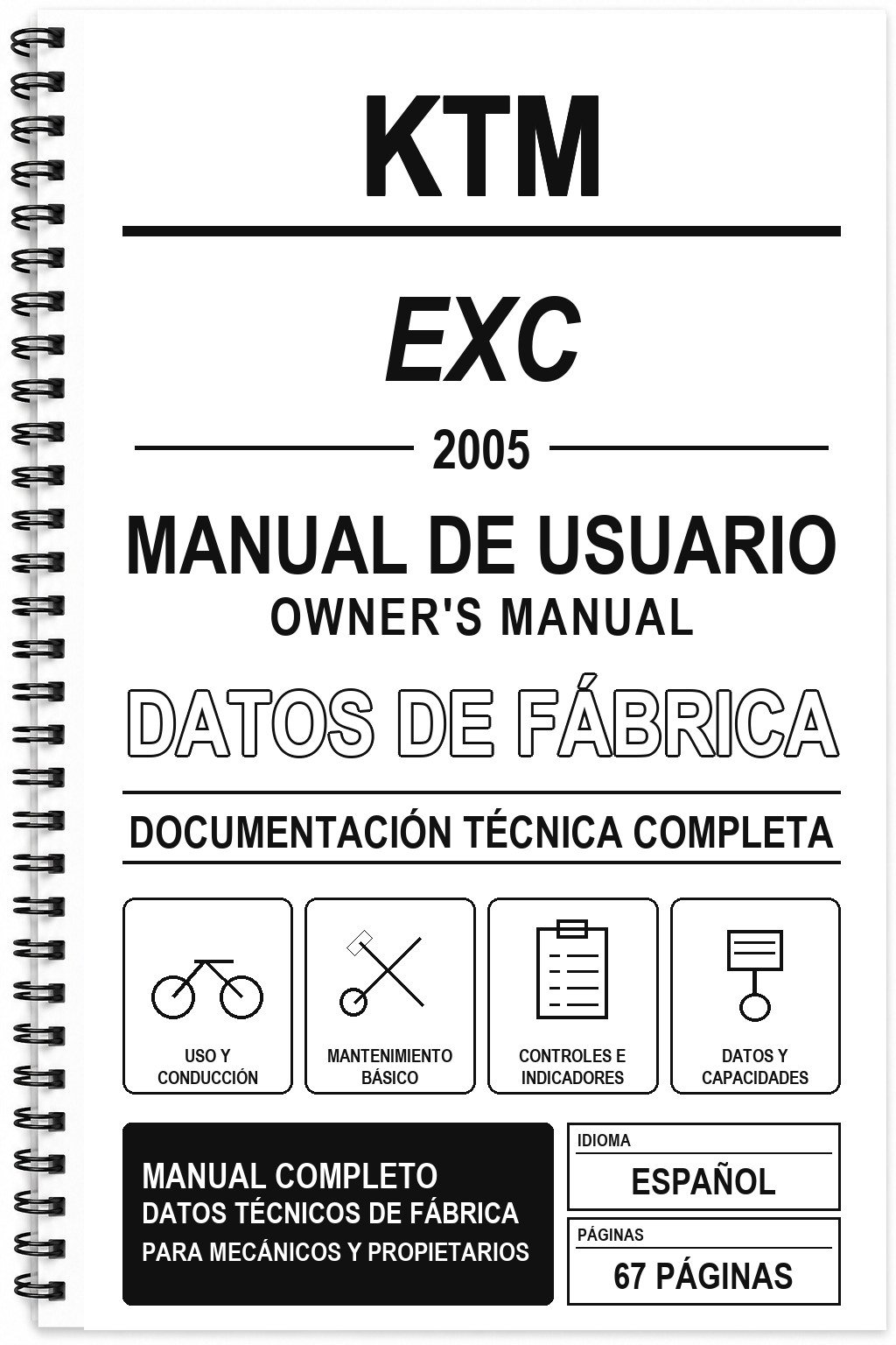 Manual de Usuario KTM EXC (2005)