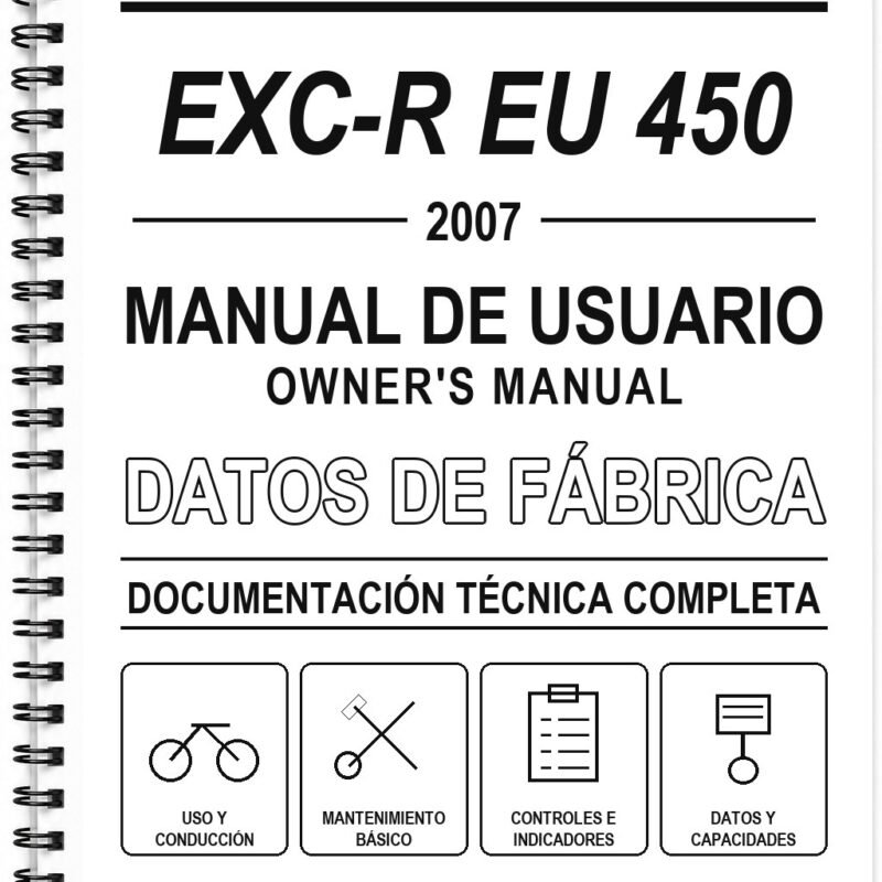 Manual de Usuario KTM EXC-R EU 450 (2007)