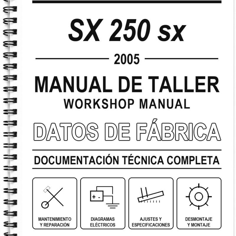 Manual de Taller KTM SX 250 sx (2005)