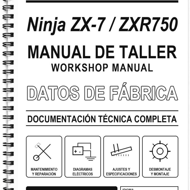 Manual de Taller Kawasaki Ninja ZX-7 / ZXR750