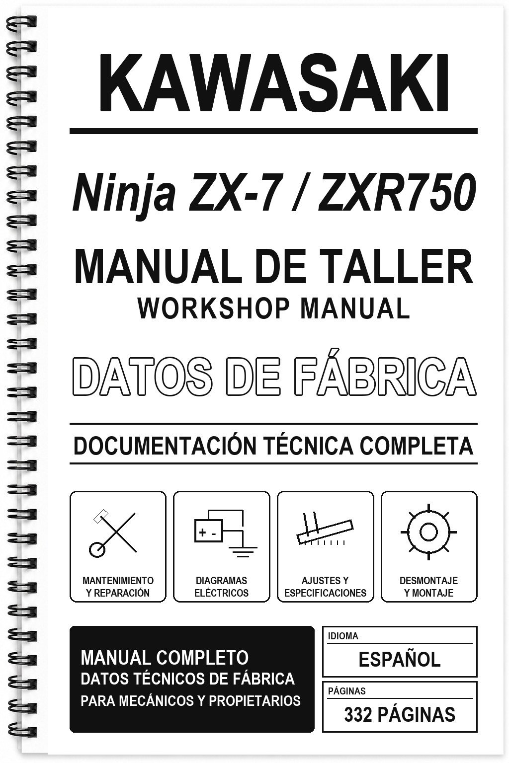 Manual de Taller Kawasaki Ninja ZX-7 / ZXR750