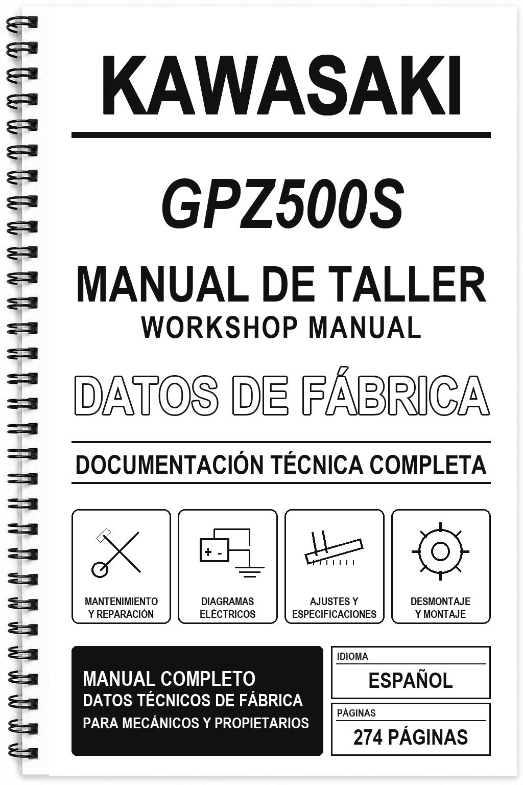 Manual de Taller Kawasaki GPZ500S