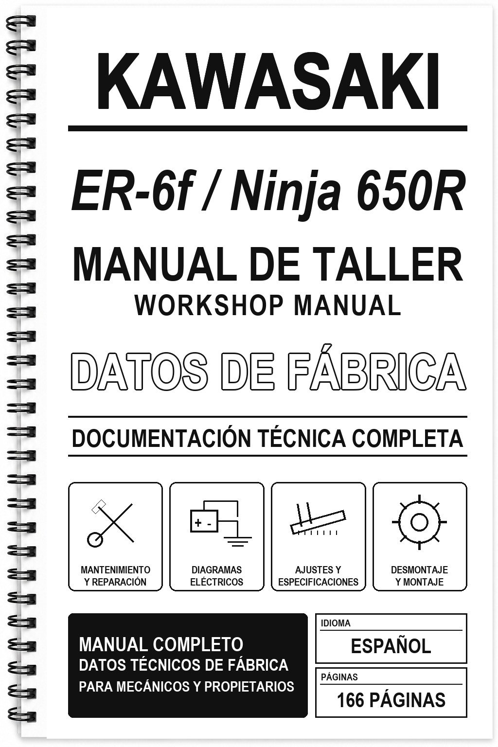 Manual de Taller Kawasaki ER-6f / Ninja 650R