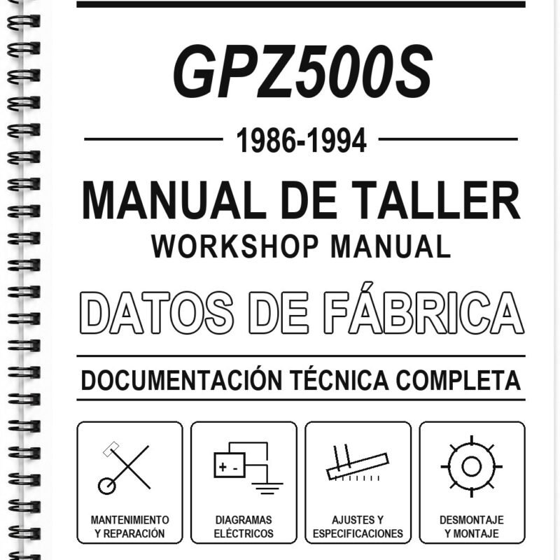 Manual de Taller Kawasaki GPZ500S (1986-1994)