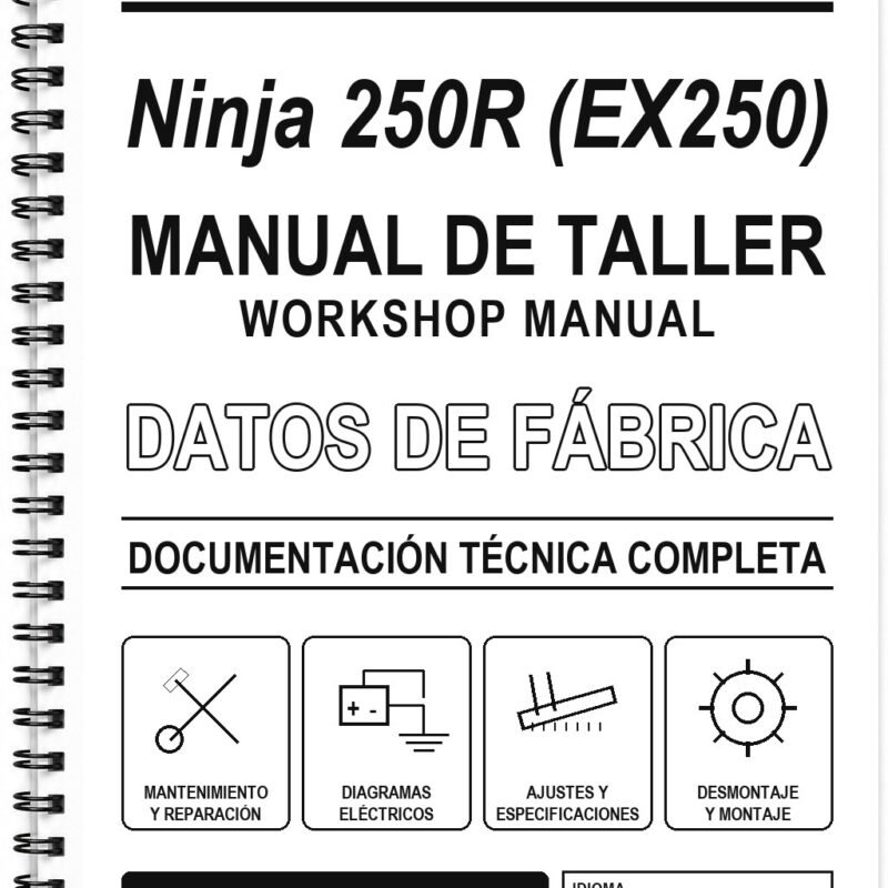 Manual de Taller Kawasaki Ninja 250R (EX250)