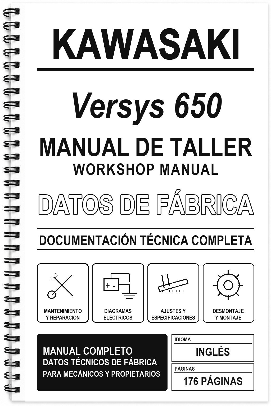Manual de Taller Kawasaki Versys 650 (Inglés) – ae4e8