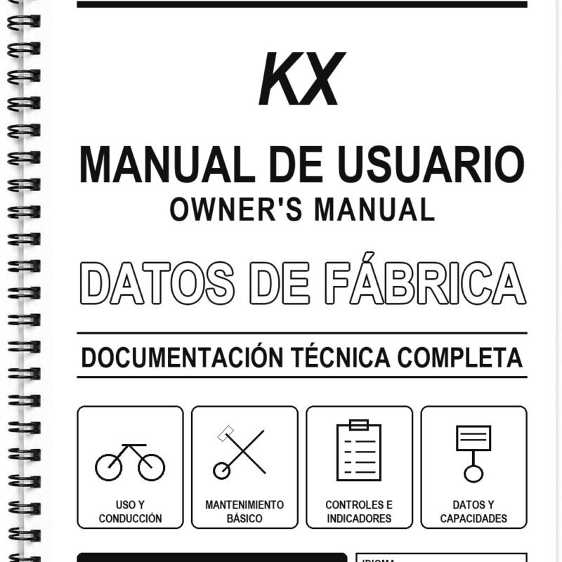 Manual de Usuario Kawasaki KX