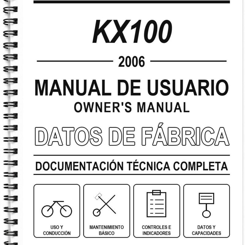 Manual de Usuario Kawasaki KX100 (2006)
