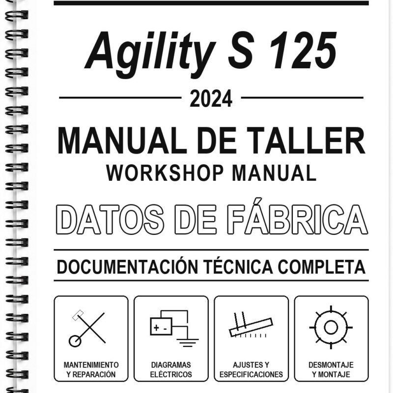 Manual de Taller Kymco Agility S 125 (2024)