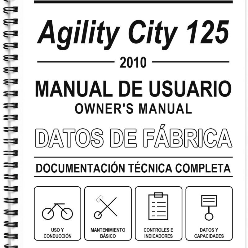 Manual de Usuario Kymco Agility City 125 (2010)