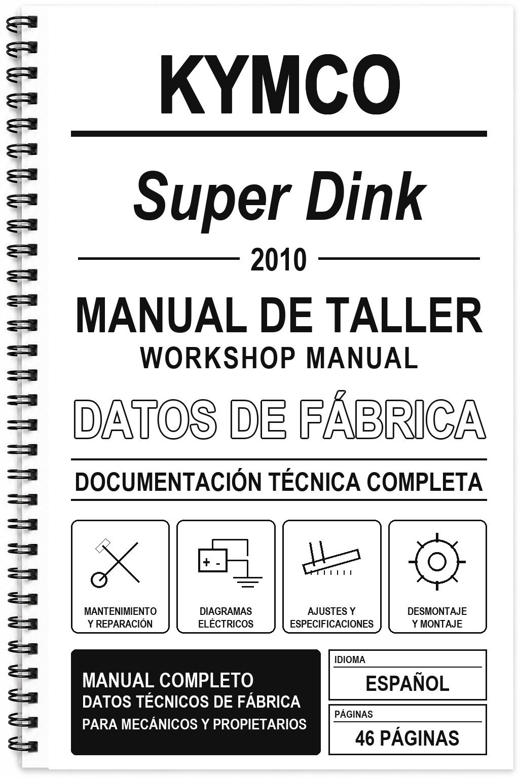 Manual de Taller Kymco Super Dink (2010) – db408