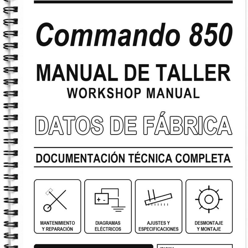Manual de Taller Norton Commando 850 (Inglés)