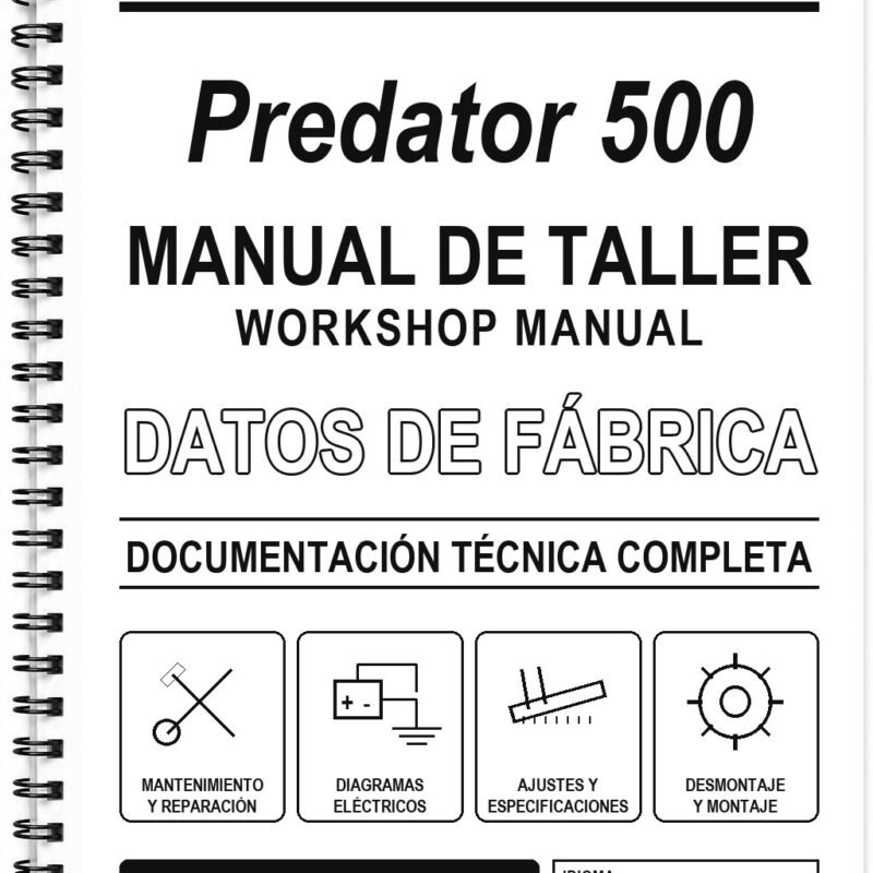 Manual de Taller Polaris Predator 500 (Inglés)