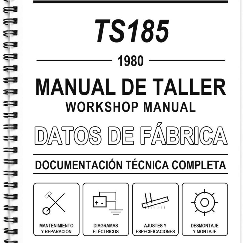 Manual de Taller Suzuki TS185 (1980)