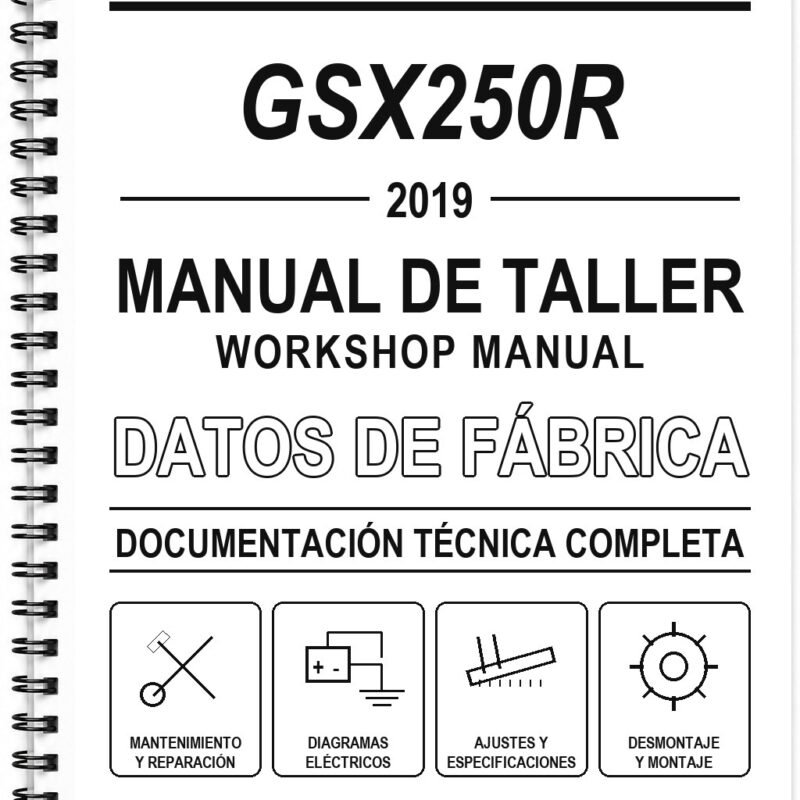 Manual de Taller Suzuki GSX250R (2019)