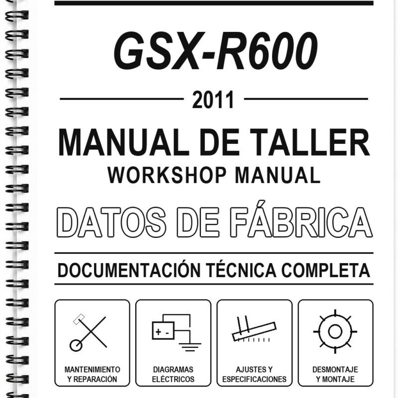 Manual de Taller Suzuki GSX-R600 (2011)