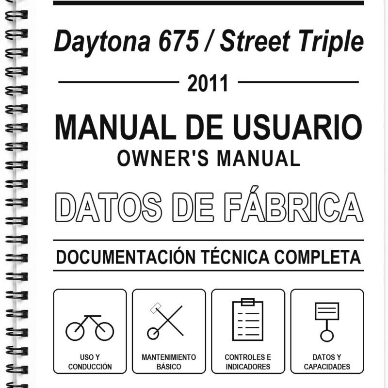 Manual de Usuario Triumph Daytona 675 / Street Triple (2011)