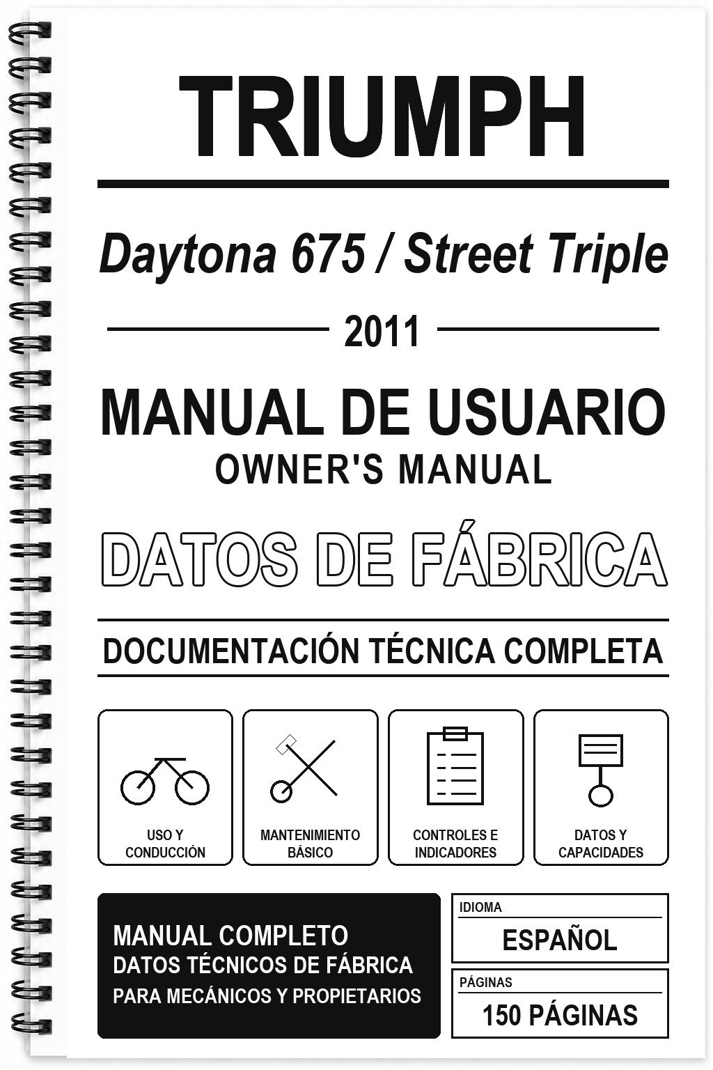 Manual de Usuario Triumph Daytona 675 / Street Triple (2011)