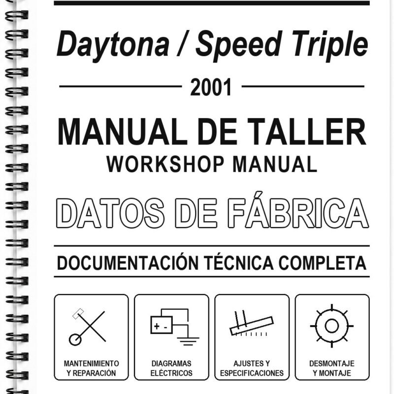Manual de Taller Triumph Daytona / Speed Triple (2001)