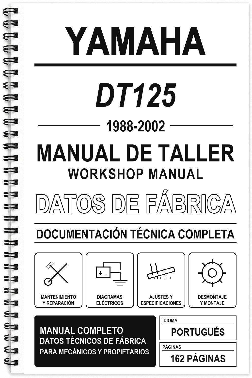 Manual de Taller Yamaha DT125 (1988-2002) (Portugués)