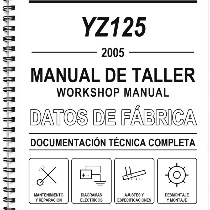 Manual de Taller Yamaha YZ125 (2005) (Inglés)