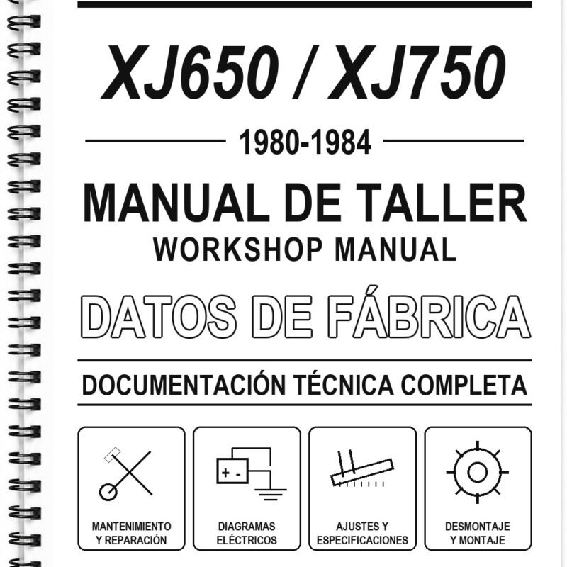 Manual de Taller Yamaha XJ650 / XJ750 (1980-1984) (Inglés)