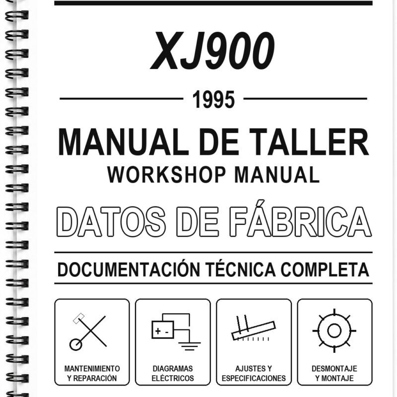Manual de Taller Yamaha XJ900 (1995) (Inglés)