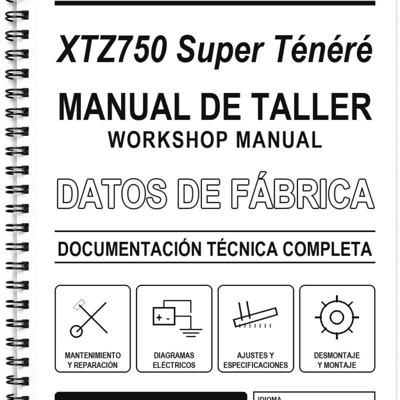 Manual de Taller Yamaha XTZ750 Super Ténéré (Inglés)