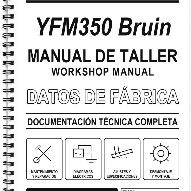 Manual de Taller Yamaha YFM350 Bruin