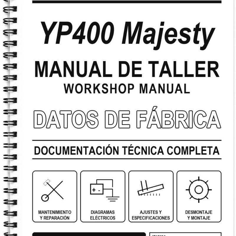 Manual de Taller Yamaha YP400 Majesty (Inglés)