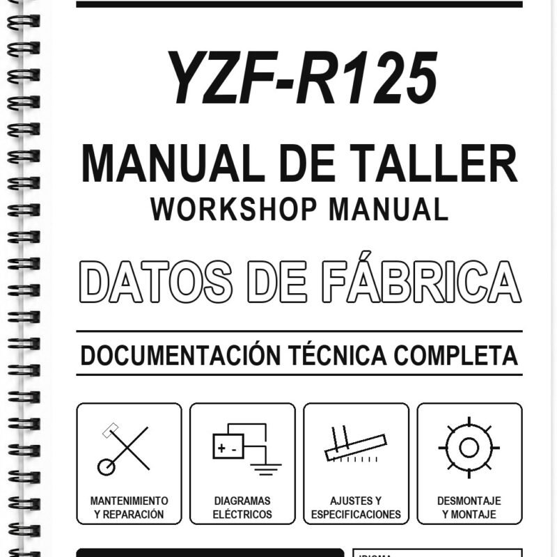Manual de Taller Yamaha YZF-R125 (Inglés)