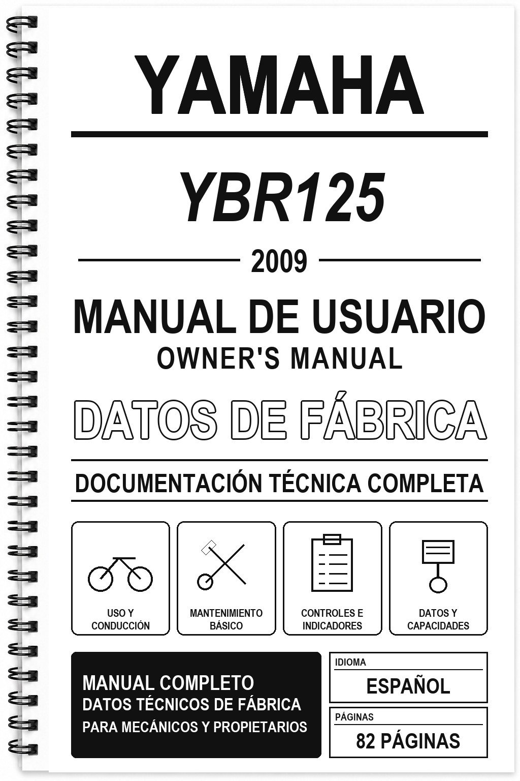 Manual de Usuario Yamaha YBR125 (2009)