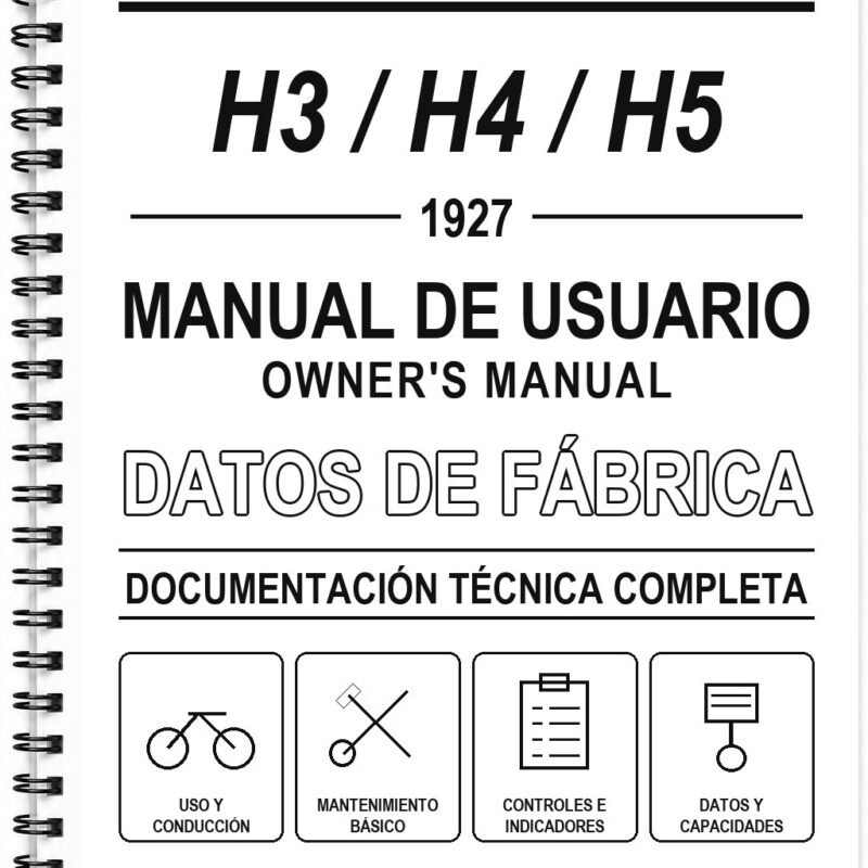 Manual de Usuario AJS H3 / H4 / H5 (1927) (Inglés)