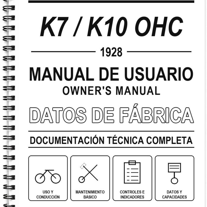 Manual de Usuario AJS K7 / K10 OHC (1928) (Inglés)