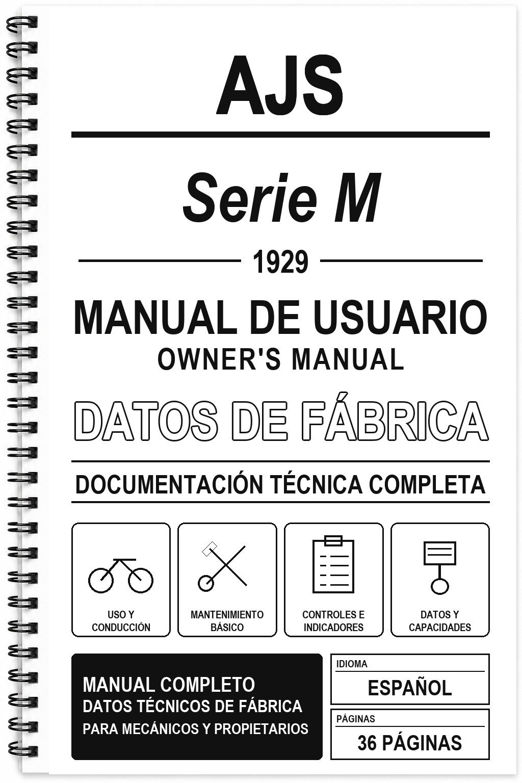 Manual de Usuario AJS Serie M (1929)
