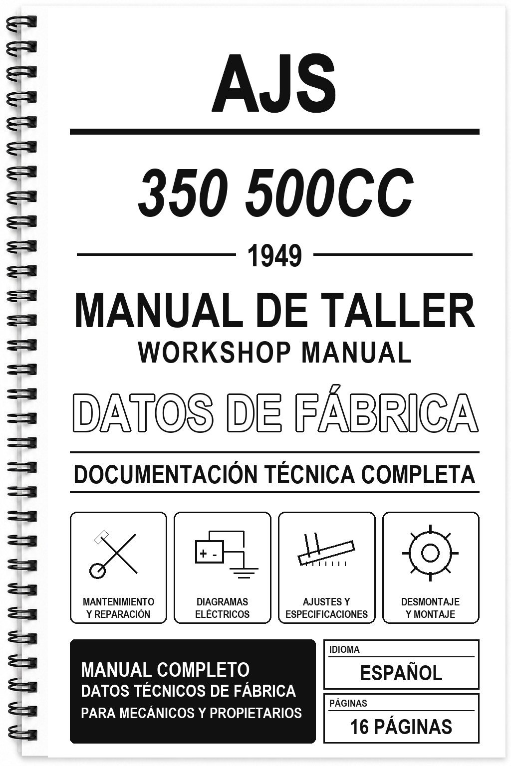 Manual de Taller AJS 350 500CC (1949)